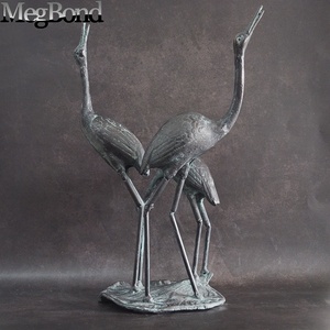 Gietijzeren Tuin Metalen Vogelkraan Ornament Voor Huisdecoratie - Product Image 4
