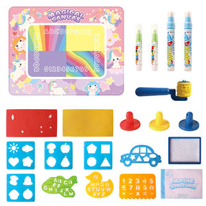 แผ่นรองวาดน้ำไดโนเสาร์ DIY ขนาด 150x100 ซม. ไม่เลอะเทอะ แผ่นวาดภาพระบายสี ของเล่นเสริมพัฒนาการสำหรับเด็ก ของขวัญสร้างสรรค์ - Product Image 1