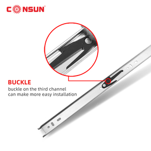 Manufacturing Telescopic Channel Rails Ball Bearing Cabinet <strong>Drawer</strong> <strong>Slides</strong> - Product Image 2