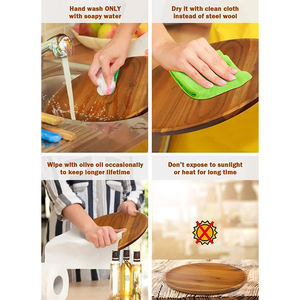 OT ALE et de 4 Round OOD ates caccacia OOD interior Lates lo esessert nnack - Product Image 3