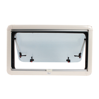 TYTXRV Accessoires RV 300*500mm Fenêtre latérale RV avec stores et moustiquaire Protection UV Fenêtres en acrylique à double vitrage