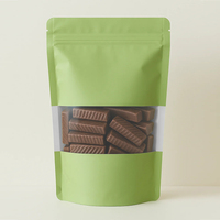France Espagne Expédition rapide Emballage Personnalisé Sachet Bolsas Pochette Ziplock Logo Design Barres de chocolat Emballage Sacs en Mylar