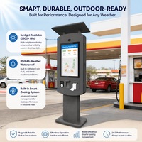 Kiosco de Pago para Estacionamiento de Autoservicio al Aire Libre Sinmar, Estación de Pago con Pantalla Táctil, Tótem Impermeable IP65, Atención Automática