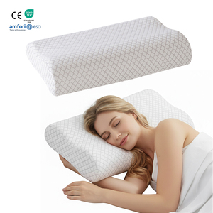 Gối ngủ nghiêng hình sóng, chất liệu mút hoạt tính, thiết kế công thái học, thoáng khí, hỗ trợ chỉnh hình cột sống, có vỏ gối tháo rời - Product Image 1