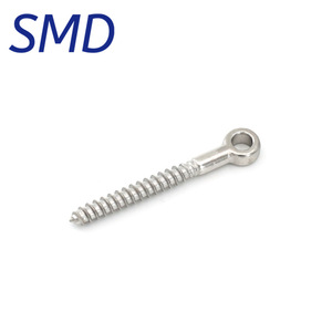 Tornillo de Ojo SMD para Madera, Acero Inoxidable 316, Rosca Gruesa, Acabado Liso, Métrico - Product Image 5