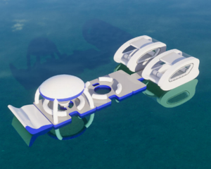 Isla Flotante Inflable Multiplataforma con Cine, Cabañas y Juegos para Uso en <span class=keywords><strong>el</strong></span> Hogar y la Escuela, Material Plástico - Product Image 5