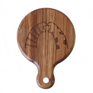 Abridor de Botellas Magnético para Refrigerador, de Madera de Acacia Natural, Personalizado al por Mayor, con Asa - Product Image 4