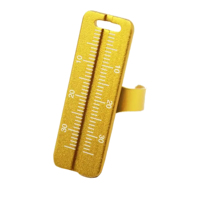 Anillo de Medición Dental Endodóntico de 5 Colores, Regla de Aluminio para Endodoncia, Medidor de Ancho de Conducto Radicular para Limas de Conducto Radicular