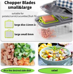 Amz Kitchen 22 in 1 Manual <b>Vegetable</b> <b>Chopper</b> Slicer Fruit Cocina Onion Cutter <b>Vegetable</b> Cutter Gadgets Cuisine <b>Chopper</b> - Product Image 2
