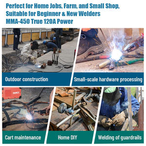 工厂销售MMA450迷你便携式棒焊机110V 220V IGBT逆变器带直流电机价格便宜家用MMA焊接 - Product Image 5