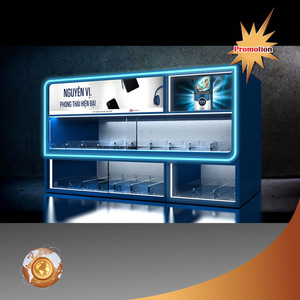 Présentoir à cigarettes chine usine magasin comptoir POS présentoir à cigarettes étagère acrylique poussoirs à cigarettes présentoir avec lumière LED - Product Image 4