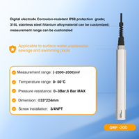 Testeur en ligne de qualité de l'eau et de paramètres multiples (ORP, TDS, chlore, etc.) avec communication RS485
