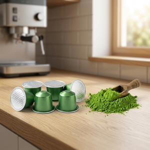 Cápsulas de Matcha Detox Cleanse, Cápsulas de Té Verde Puro Compatibles con Nespresso, <span class=keywords><strong>Dolce</strong></span> <span class=keywords><strong>Gusto</strong></span>, Keurig, Dosis Individual, Bienestar Diario, a Granel - Product Image 4