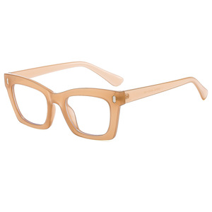 Lunettes de lecture rectangulaires noires anti-lumière bleue pour femmes, style visage ovale 2024 - Product Image 2