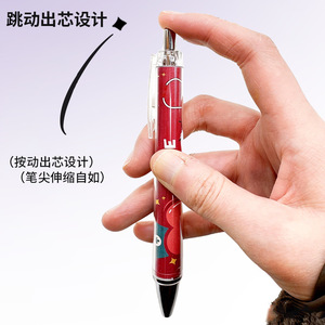 Bolígrafo Personalizable con Cuerpo de Plástico, Inserto de Película Impresa Giratorio, Botón de Presión, Bolígrafo Publicitario con Cilindro Interno - Product Image 5