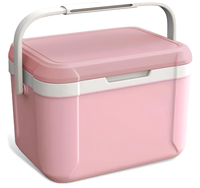 Camping Pique-Nique Alimentaire Refroidisseur Portable Pu Boîte Isolé Voiture Mini Coffre 5l congélateur seau à glace décrochage pique-nique conservation des glaçons
