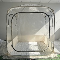 Tente bulle panoramique 360° portable et rapide en PVC Oxford transparent pour camping extérieur transfrontalier, 3000 mm, 2 personnes