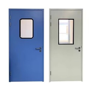 Puerta de plomo de una sola hoja con ventana de observación integrada para radiografía clínica en el lugar de trabajo - Product Image 4