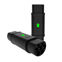 Adaptateur de prise EV GBT vers Type 2, 3 phases 22 kW, 1 phase 7 kW, pour voitures Type 2, en promotion