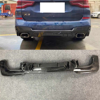Lèvre de diffuseur arrière en fibre de carbone Style OEM pour Bmw X3 G01 F25 Lci