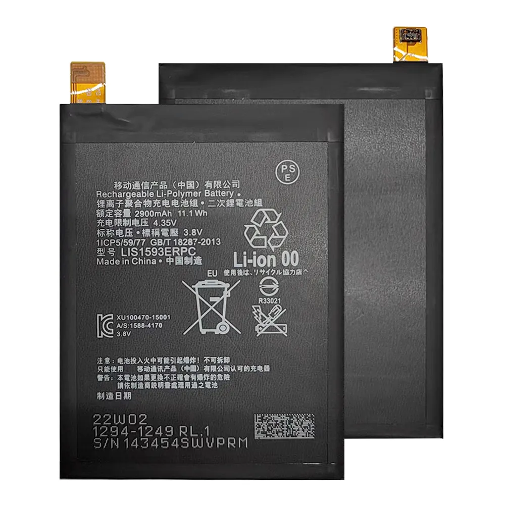 Mobile Phone Spare Part Battery For Sony Xperia Z5 Premium Lis1593erpc 2900mah Battery