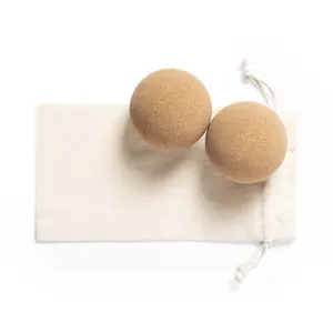 Ensemble de ballons de yoga en liège, gadgets personnalisés - Product Image 2