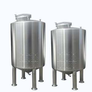 Réservoirs de stockage de liquides verticaux en acier inoxydable 500L 1000L 2000L avec pompe à moteur pour huile, eau, vin et fermentation - Télécommande - Product Image 5