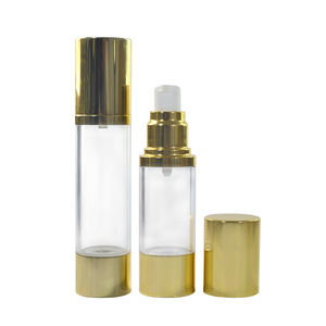 Vide 30ml 50ml 80ml 100ml 120ml <span class=keywords><strong>pulvérisateur</strong></span> à pompe sans air revêtu d'aluminium bouteille de lotion de soin de la peau en plastique - Product Image 2