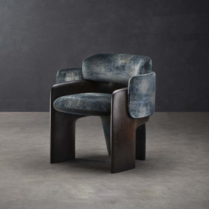 Sedia Moderna Semplice di Lusso in Legno Massello per <span class=keywords><strong>Soggiorno</strong></span>, Camera da Letto e Hotel, con Rivestimento in Flanella - Product Image 1