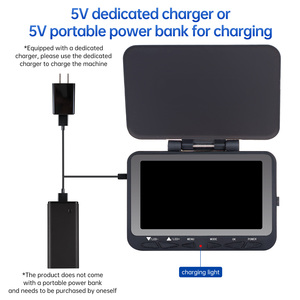 Caméra d'inspection des égouts 1080P, caméra de drainage de tuyau de 4,3 pouces 17 mm avec enregistreur vidéo, <span class=keywords><strong>endoscope</strong></span> de drainage vidéo industriel 6 LED - Product Image 4