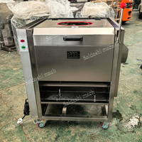 Voedselverwerkingsfabriek Keuken Gember Ui Cassave Bieten Lotuswortel Yam Aardappel Wortel Borsteltype Schil- en Wasmachine