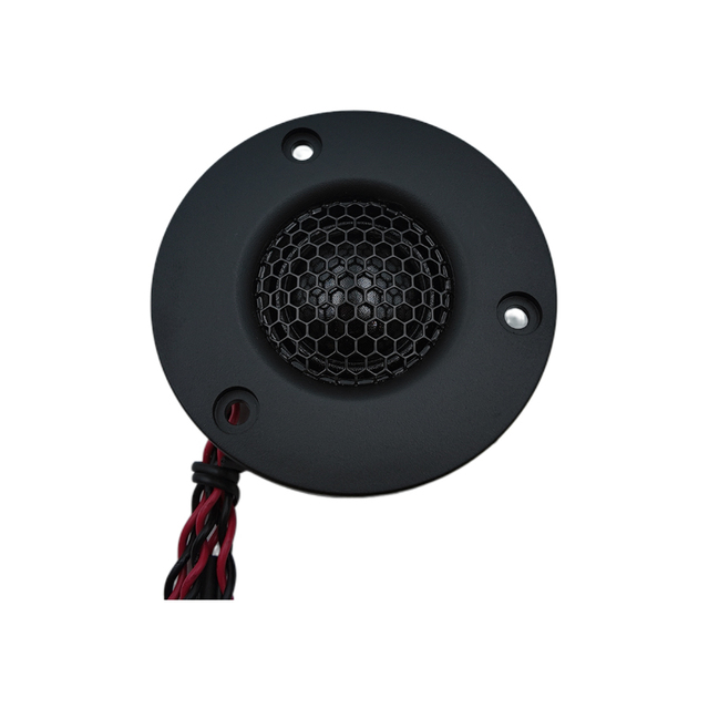 3 Inch Round 4Ohm 15W NdFeB Internal Tweeter, Silk Diaphragm, IPX5 Waterproof Speaker with Wire & Grill for Bluetooth Audio