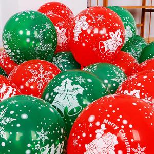 Palloncini Natalizi Verdi Rossi con Babbo <span class=keywords><strong>Natale</strong></span> Fiocchi di Neve Albero di <span class=keywords><strong>Natale</strong></span> Stampati in Lattice per Decorazioni Natalizie <span class=keywords><strong>Feliz</strong></span> <span class=keywords><strong>Navidad</strong></span> - Product Image 3