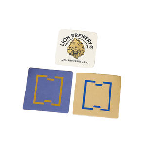 Respetuoso del medio ambiente personalizado absorbente tejido bebida taza almohadilla taza de café Hotel Bar <span class=keywords><strong>restaurante</strong></span> té cerveza papel Kraft posavasos mantel - Product Image 5