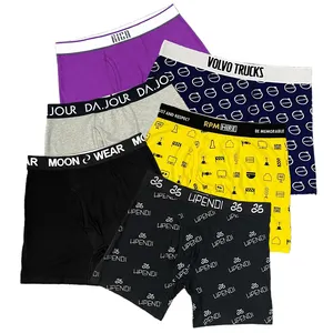 Hot Sale Men Boxershorts Breathable Solid Underwear Mens Comfortable Organic Cotton Panties