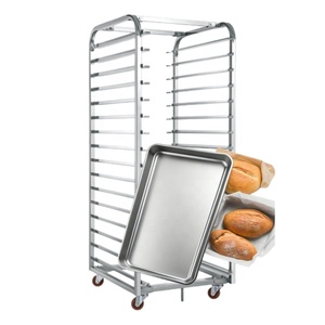 Chariot de cuisson électrique multicouche à quatre roues en acier inoxydable de qualité alimentaire, résistant à la corrosion, taille personnalisable - Product Image 1