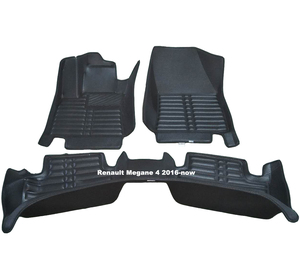 Tapis de sol de voiture en cuir 5D sur mesure, écologiques et luxueux pour VW <span class=keywords><strong>Golf</strong></span> 7 Mk7 2013-2020, imperméables, antidérapants, ensemble complet - Product Image 1