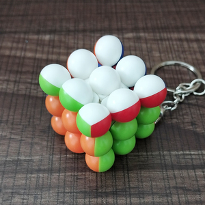 3.0Cm Mini Khuyến Mại Nhựa Màu Vòng Ma Thuật Cube Đồ Chơi Cho Trẻ Em 3.0Cm Khuyến Mại Ma Thuật Cube Với Móc Chìa Khóa - Product Image 3
