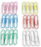 Les 10 trombones Jumbo de 100mm, trombones géants de 100mm pour une utilisation au bureau
