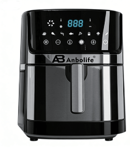 ANBOLIFE 2026 NOUVELLE FRITUREUR À AIR EN VERRE SANS HUILE/FAIBLE EN GRAISSES AVEC AFFICHAGE NUMÉRIQUE INTELLIGENT, FABRIQUÉ DIRECTEMENT PAR LE PRODUCTEUR, POUR USAGE COMMERCIAL ET DOMESTIQUE - Product Image 1