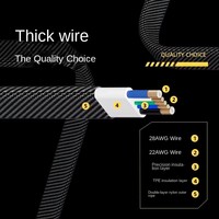 Câble de données multifonction 4-en-1 V8 Mecha 1M A50jjM en alliage de zinc convertible, chargeur de téléphone PD 65W, câble de données PD 27W pour ordinateurs