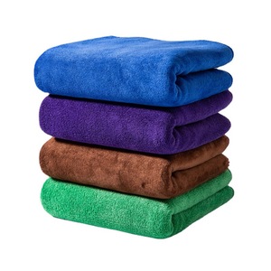 Toalla de Microfibra 420GSM 30x70cm Extra Gruesa y Absorbente para Limpieza de Autos, Color Azul San Marino - Product Image 5