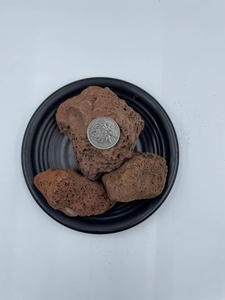 Rocce di Lava vulcanica rossa naturale pietre Decorative di ciottoli <span class=keywords><strong>per</strong></span> l'abbellimento del giardino Top Dressing cactus succulente Bonsai No chimico - Product Image 3