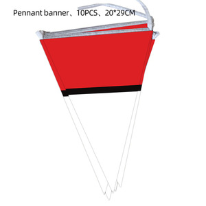 Party Pennants Wave Banners Birthday Christmas Decorations Triangle <b>Paper</b> Durable Floral <b>Pattern</b> Venue Setup Props - Product Image 4