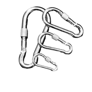 Mạ kẽm kẽm Kính thiên văn khóa an toàn móc sắt chuỗi vải móc cho leo núi mùa xuân hoist tán bền dây - Product Image 3