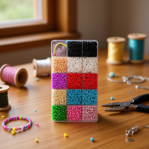 Set di perline ILAN 18x10 cm multicolore per la creazione di gioielli - Product Image 3