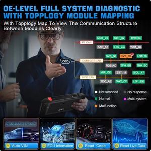 X100 MAX <span class=keywords><strong>2</strong></span> 자동차 키 프로그래머 J2534 VCI 신제품 출시, 온라인 ECU 프로그래밍 진단 도구(엔진 분석기 포함, 레드) - Product Image 4