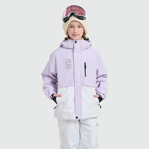 Conjunto de Traje de Esquí para Niños y Niñas, Invierno, Exterior, Impermeable 20.000 mm, Tela Oxford T400, Cálido y Grueso, Doble Capa para Esquí - Product Image 2