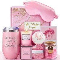 Coffret cadeau de soins personnels pour femmes de haute qualité, ensemble de sel de bain et de boules de bain, cadeau pour la fête des mères, cadeau du Nouvel An pour les soins du corps