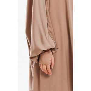 Robe <span class=keywords><strong>Hijab</strong></span> à capuche pour femmes musulmanes, vêtement de prière Jilbab Abaya Long Khimar Eid, ensemble <span class=keywords><strong>jupe</strong></span> Abayas, vêtements islamiques Burka - Product Image 3